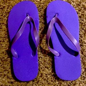 Purple sandals